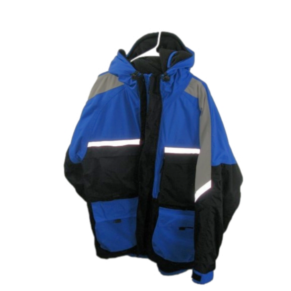 GUIDE Gear Men's Blue/Black Hooded Winter Performance Jacket Size Large